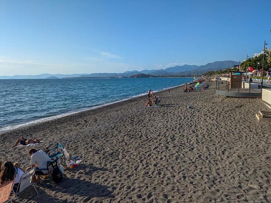 Çalış Plajı sahil görünümü