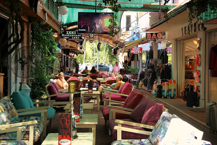 Fethiye Paspatur çarşı sokakları